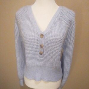 NWOT Jessica Simpson Soft Blue V-Neck Cardigan Sweater